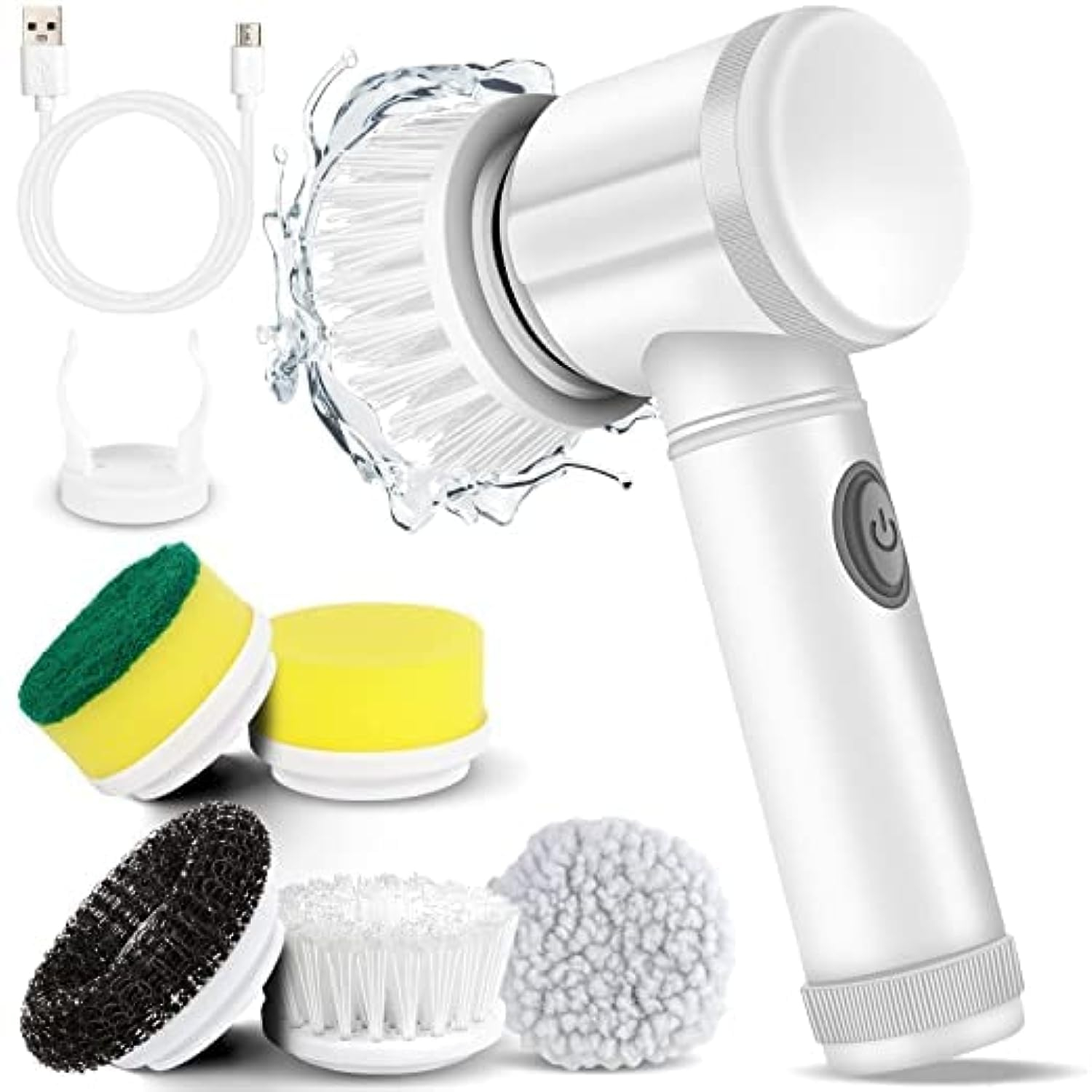 5-In-1 Handheld Electric Cleaning Brush - Household Accessory Designed For Surface Cleaning And Daily Maintenance Routine thumbnail 2