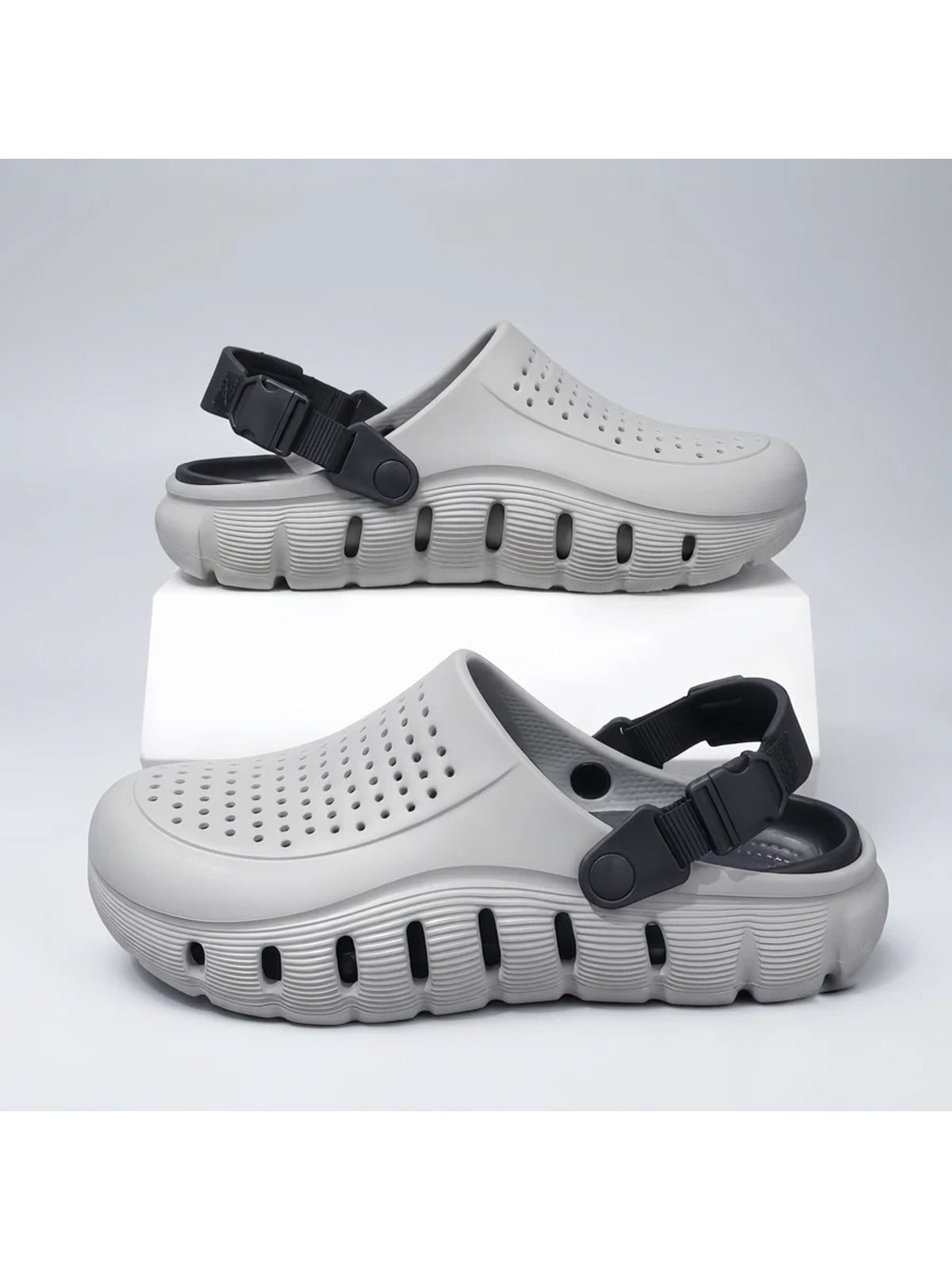 Men's Comfortable EVA Outdoor Clogs - Anti-Slip Beach And Garden Slippers - Footwear Accessory Designed For Outdoor Walking And Daily Routine thumbnail 4