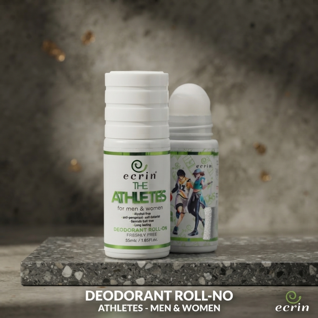 Ecrin The Athletes Deodorant Roll-On For Men And Women - Personal Care Accessory Designed For Personal Freshness And Daily Routine - 55ML thumbnail 2