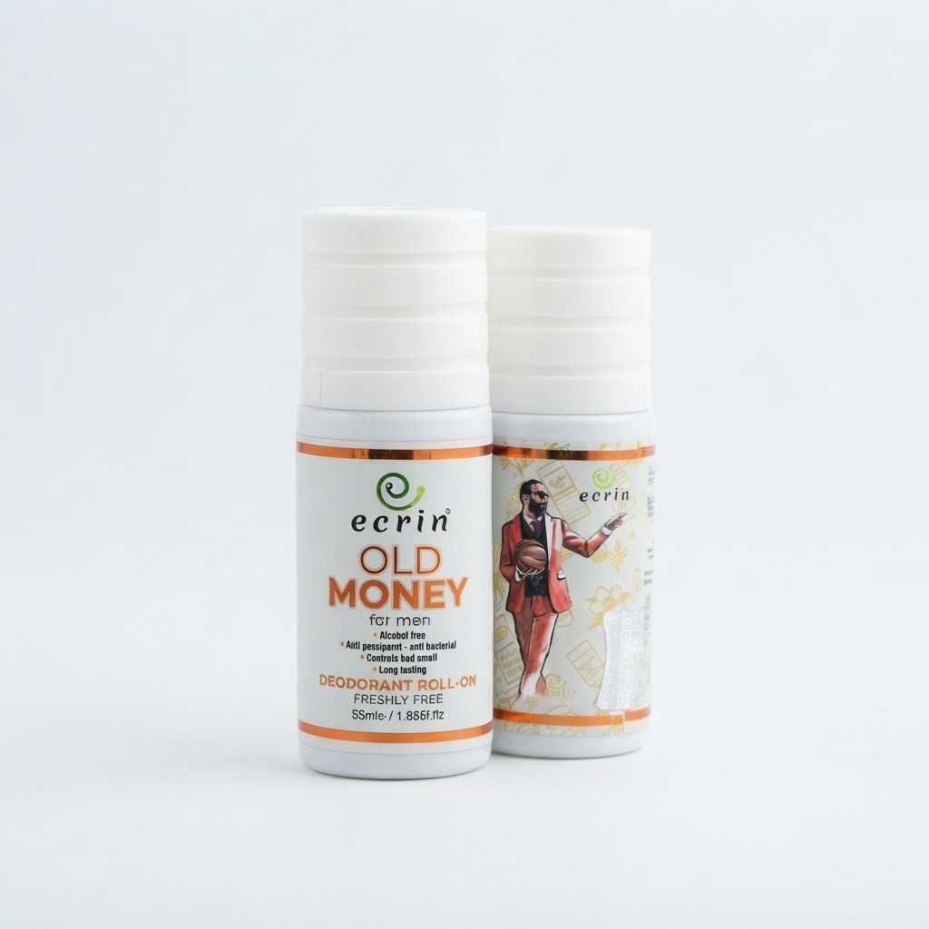 Ecrin Old Money Roll-On Deodorant For Men - Personal Care Accessory Designed For Personal Freshness And Daily Routine - 55ML thumbnail 2