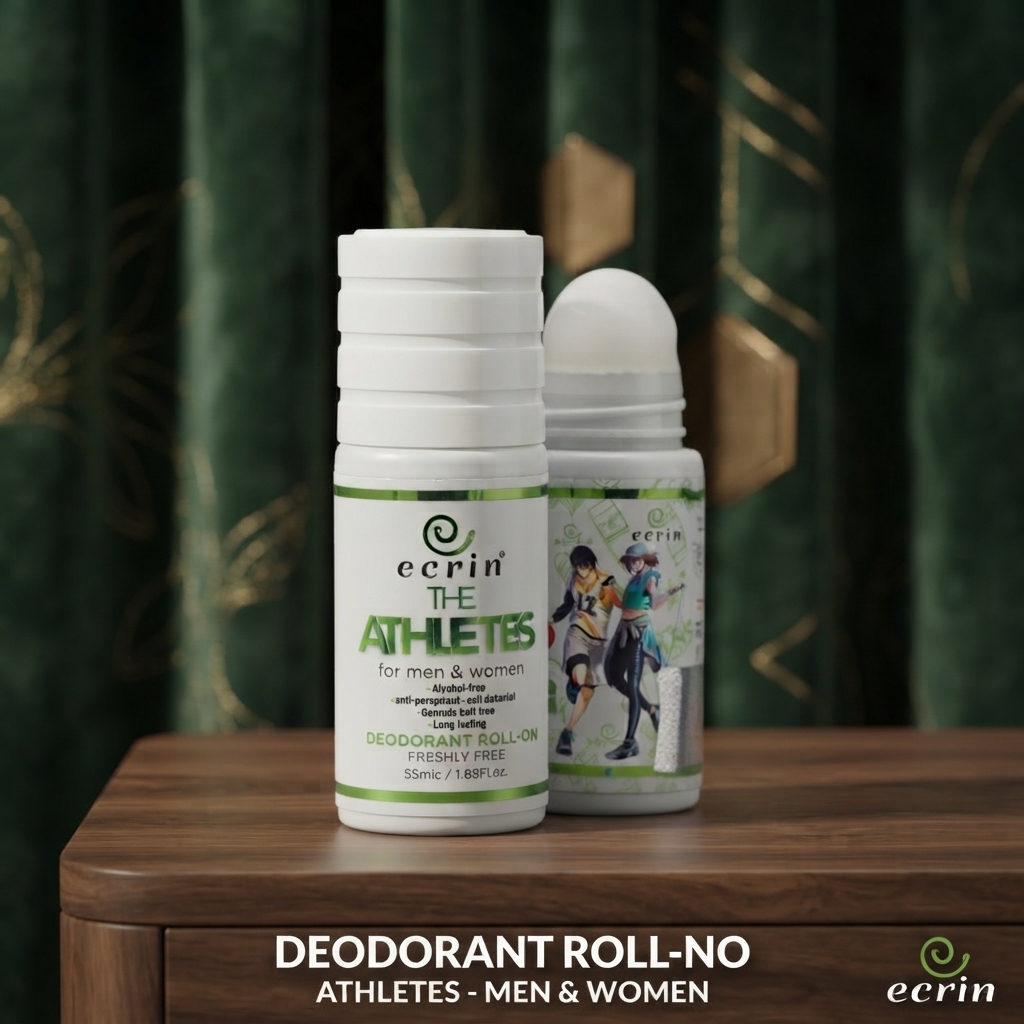 Ecrin The Athletes Deodorant Roll-On For Men And Women - Personal Care Accessory Designed For Personal Freshness And Daily Routine - 55ML thumbnail 3