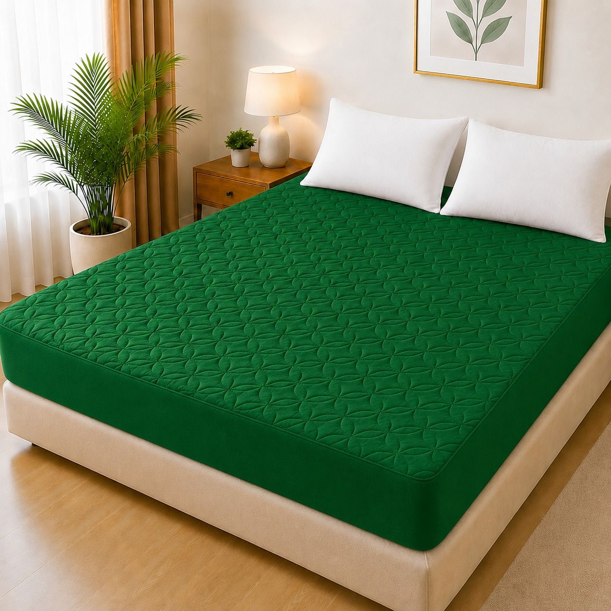 Ultrasonic Quilted Waterproof Mattress Protector - Buy Online in Pakistan at Zenbu Store (Image 6)