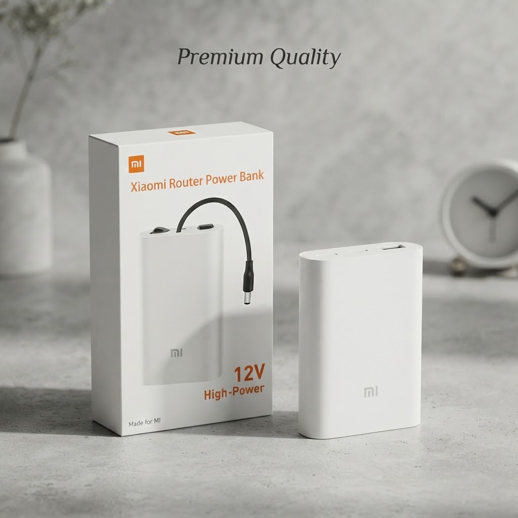 Router Power Bank 12V Premium Quality Uninterrupted Mini UPS for Wi-Fi Modems & Routers Capacity (Advertised): 20000mAh thumbnail 3