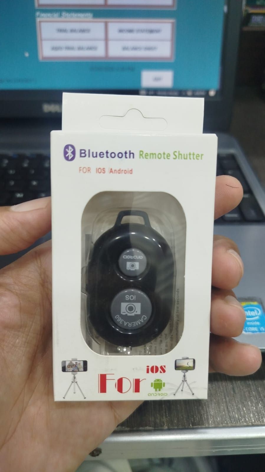 Bluetooth Remote Shutter for iOS & Android – Wireless Camera Selfie Remote Control thumbnail 4