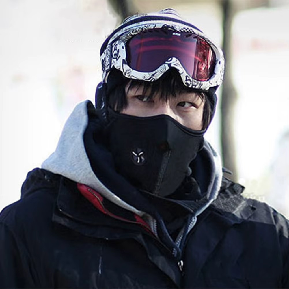 Half Face Bike Mask – Windproof & Dustproof Cycling Face Shield
