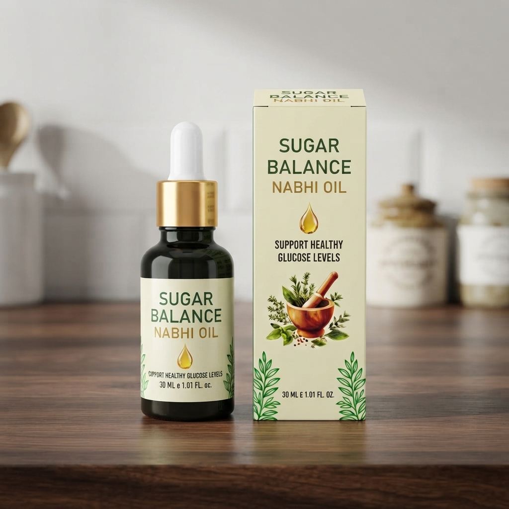 Sugar Balance Nabhi Oil – Ayurvedic Belly Button Wellness & Balancing Oil - 30ML