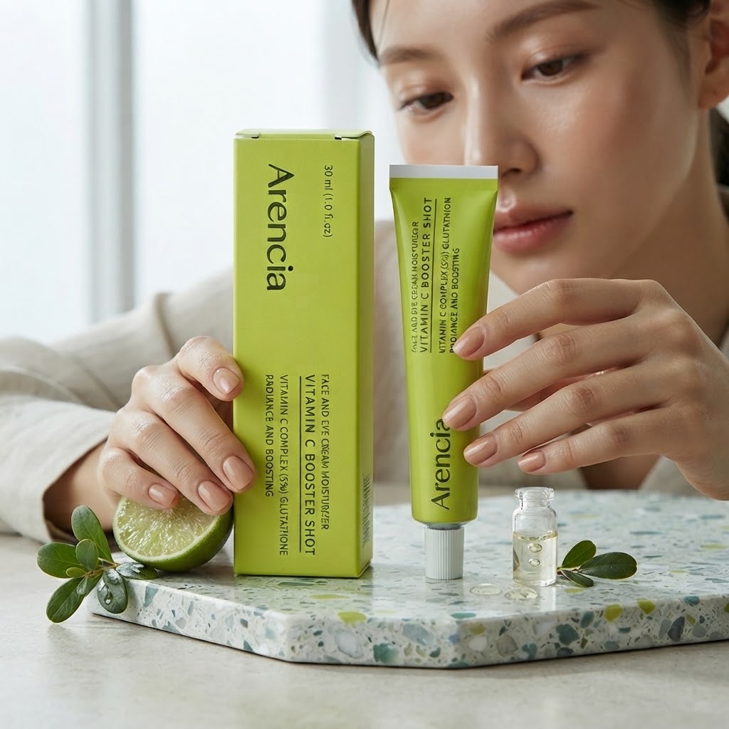 Arencia Vitamin C Booster Shot 30ml – Brightening Facial Serum & Skin Tone Corrector thumbnail 2