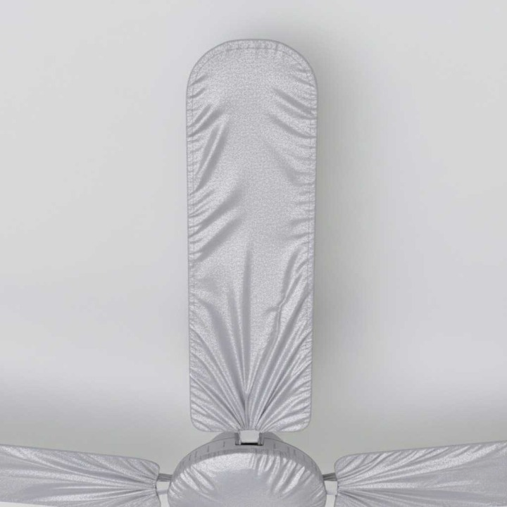 Dustproof Parachute Fabric Ceiling Fan Cover Set – 3 Blade Covers + 1 Motor Cover thumbnail 3