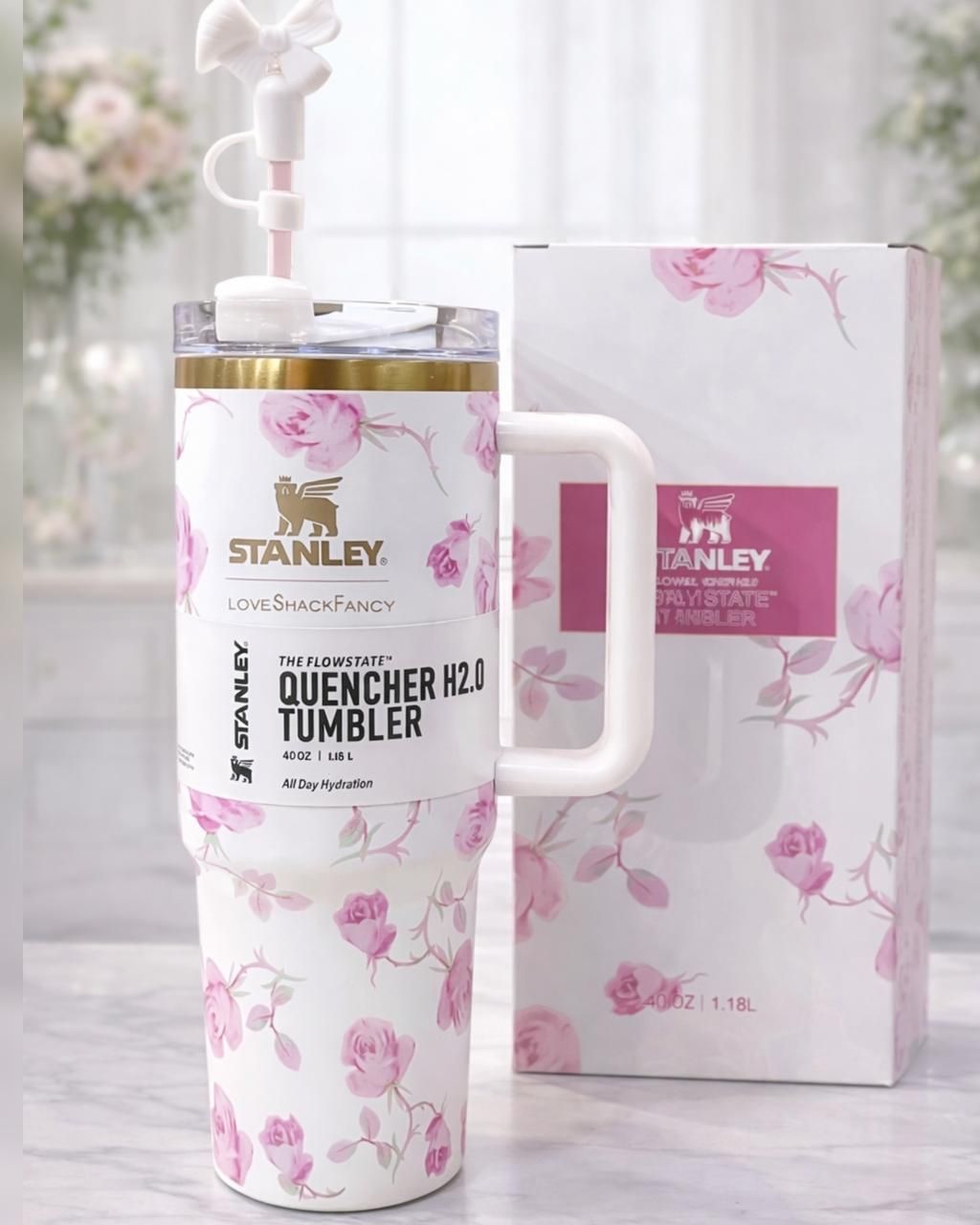 Stanley Premium Quality Floral Tumbler 40oz thumbnail 2