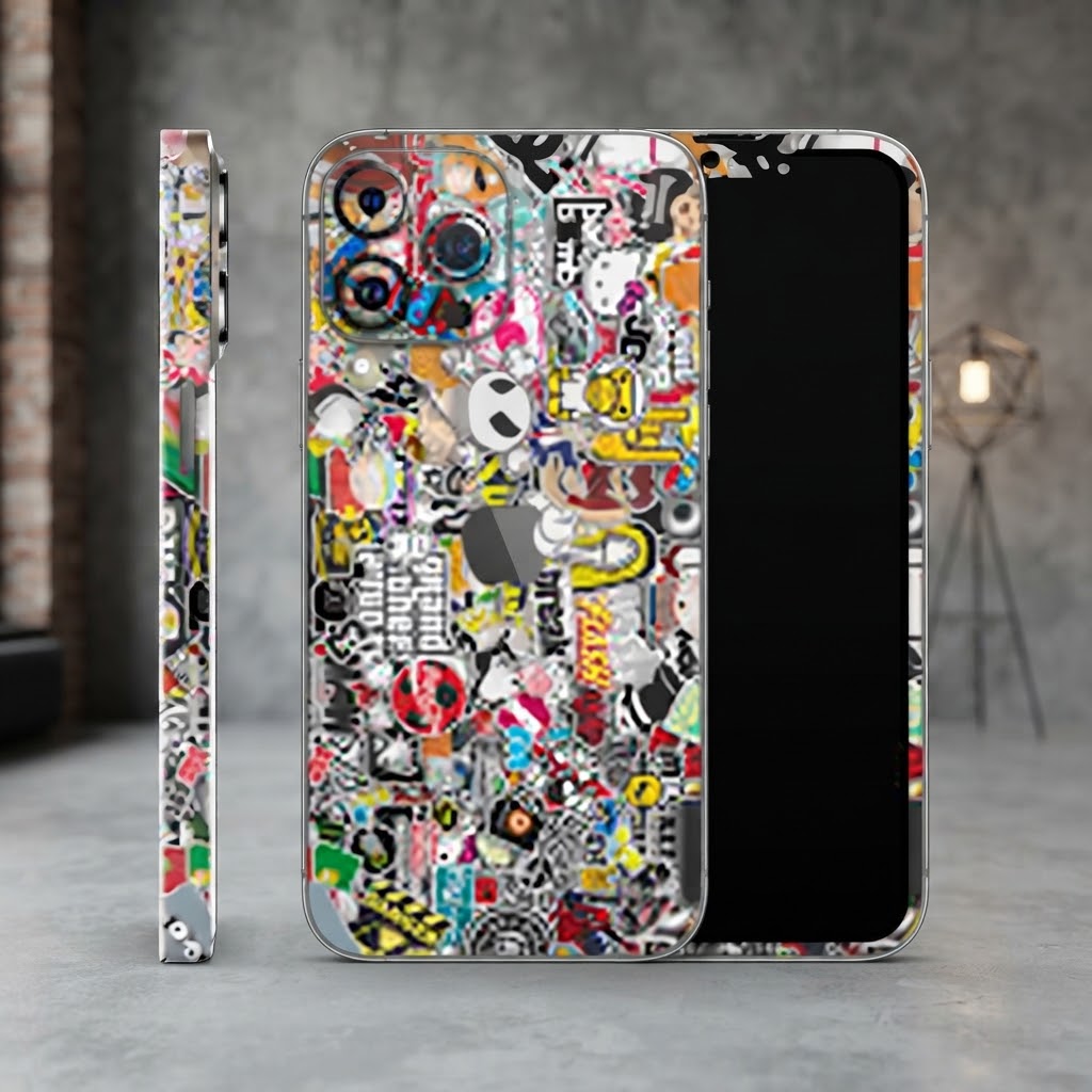 iPhone 12 JDM Cutout Sticker Sheet Skin – Japanese Domestic Market Vinyl Wrap Decal