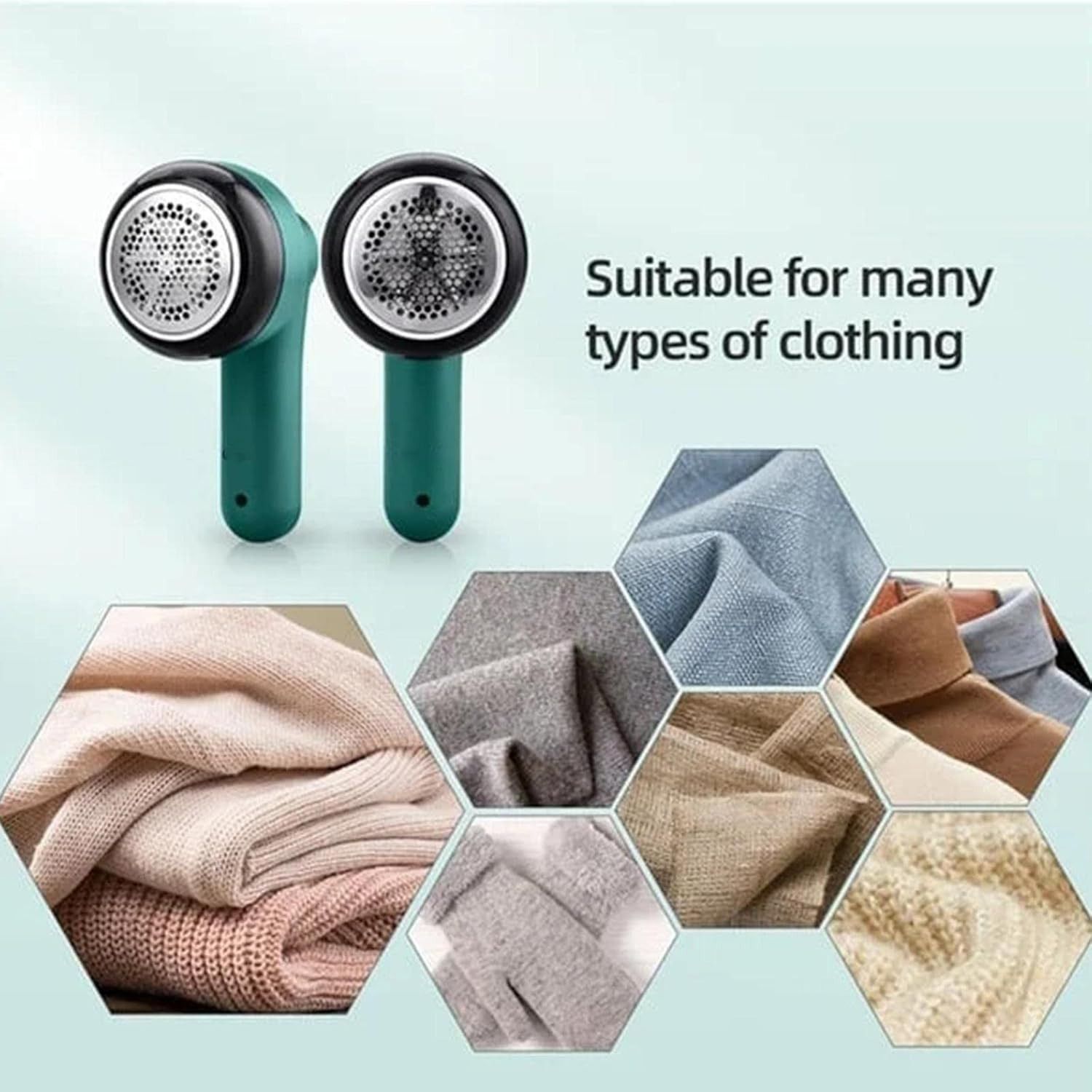 Rechargeable Lint Remover – Portable Electric Fabric Shaver for Clothes, Sweaters & Upholstery (Random Color) thumbnail 2
