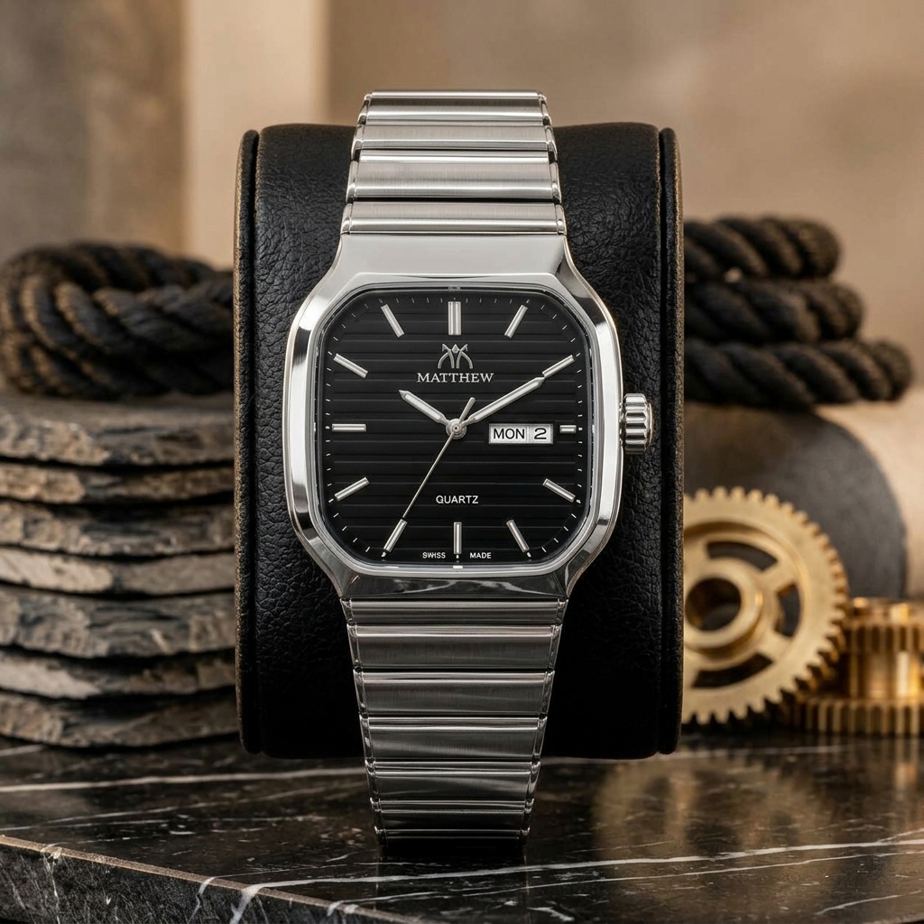 Elegant Men’s Wristwatch – Stylish Classic Design, Premium Look, Comfortable Everyday Wear, Fashionable Casual & Formal Watch for Men thumbnail 4