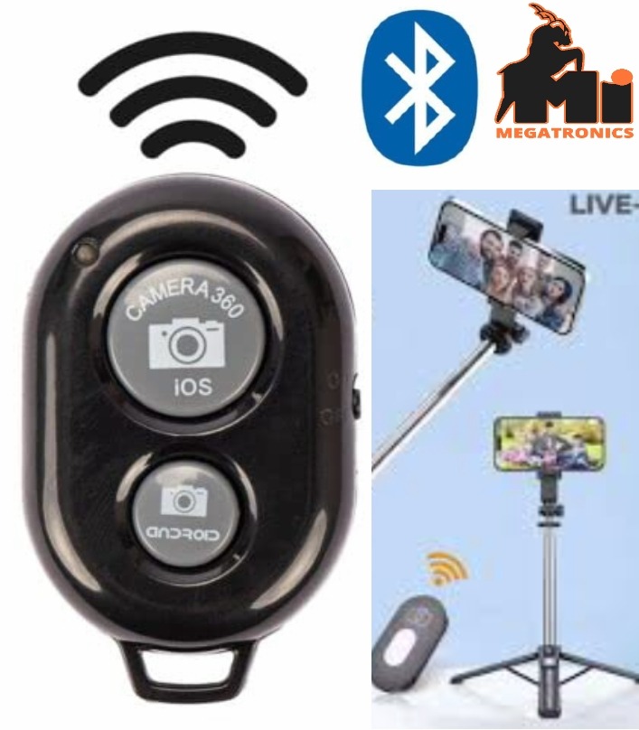 Bluetooth Remote Shutter for iOS & Android – Wireless Camera Selfie Remote Control thumbnail 3