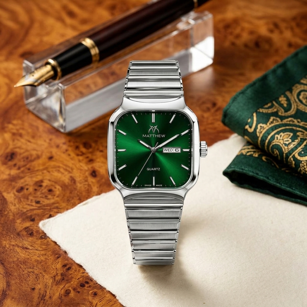 Elegant Men’s Wristwatch – Stylish Classic Design, Premium Look, Comfortable Everyday Wear, Fashionable Casual & Formal Watch for Men thumbnail 3