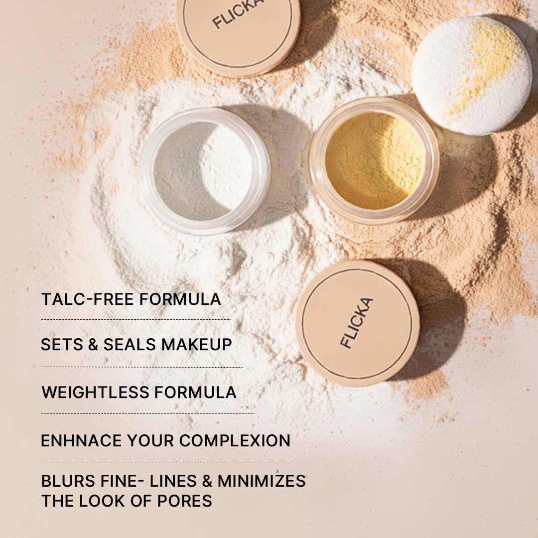 Flicka 2 In 1 Primer And Loose Powder Beauty Deal thumbnail 5