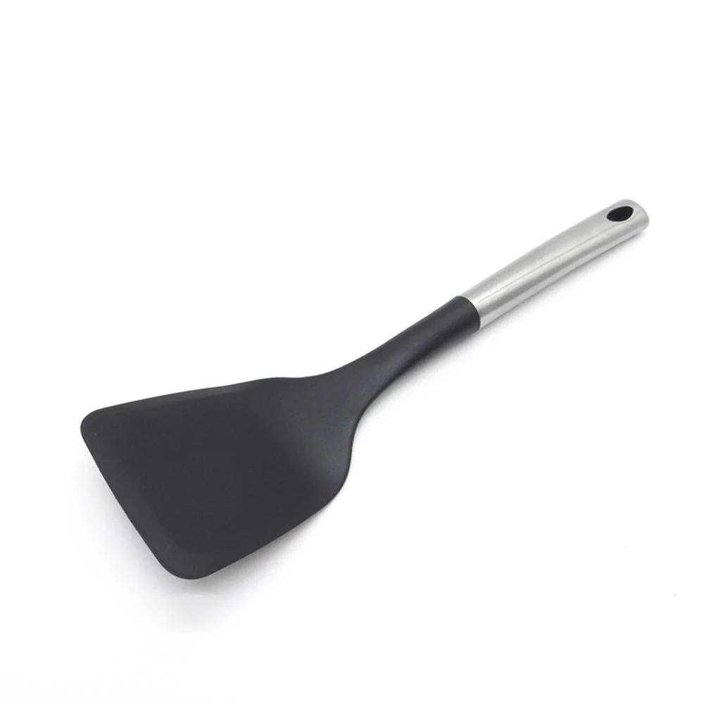 Stainless Steel Handle Silicone Spatula – Heat-Resistant Kitchen Cooking Turner for Frying, Baking, Mixing thumbnail 2