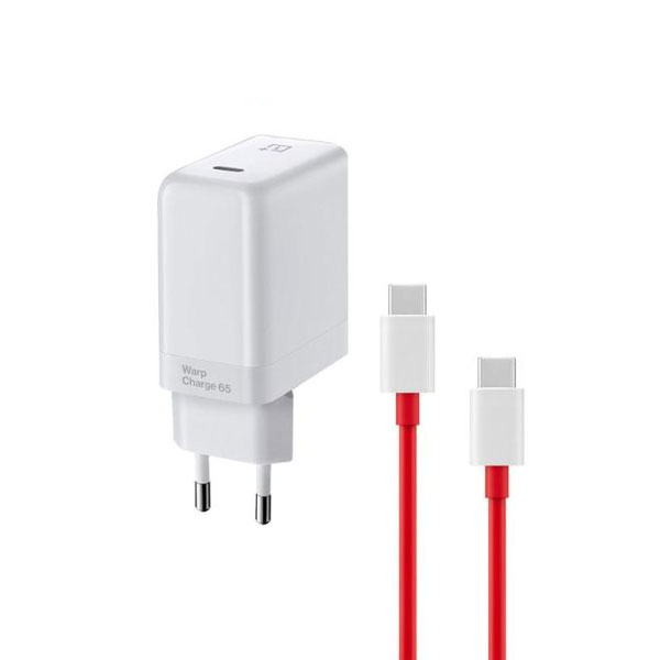 65w Original Oneplus Super Fast Warp Charge (eu Pin) With Usb Type C To Type C Cable thumbnail 3