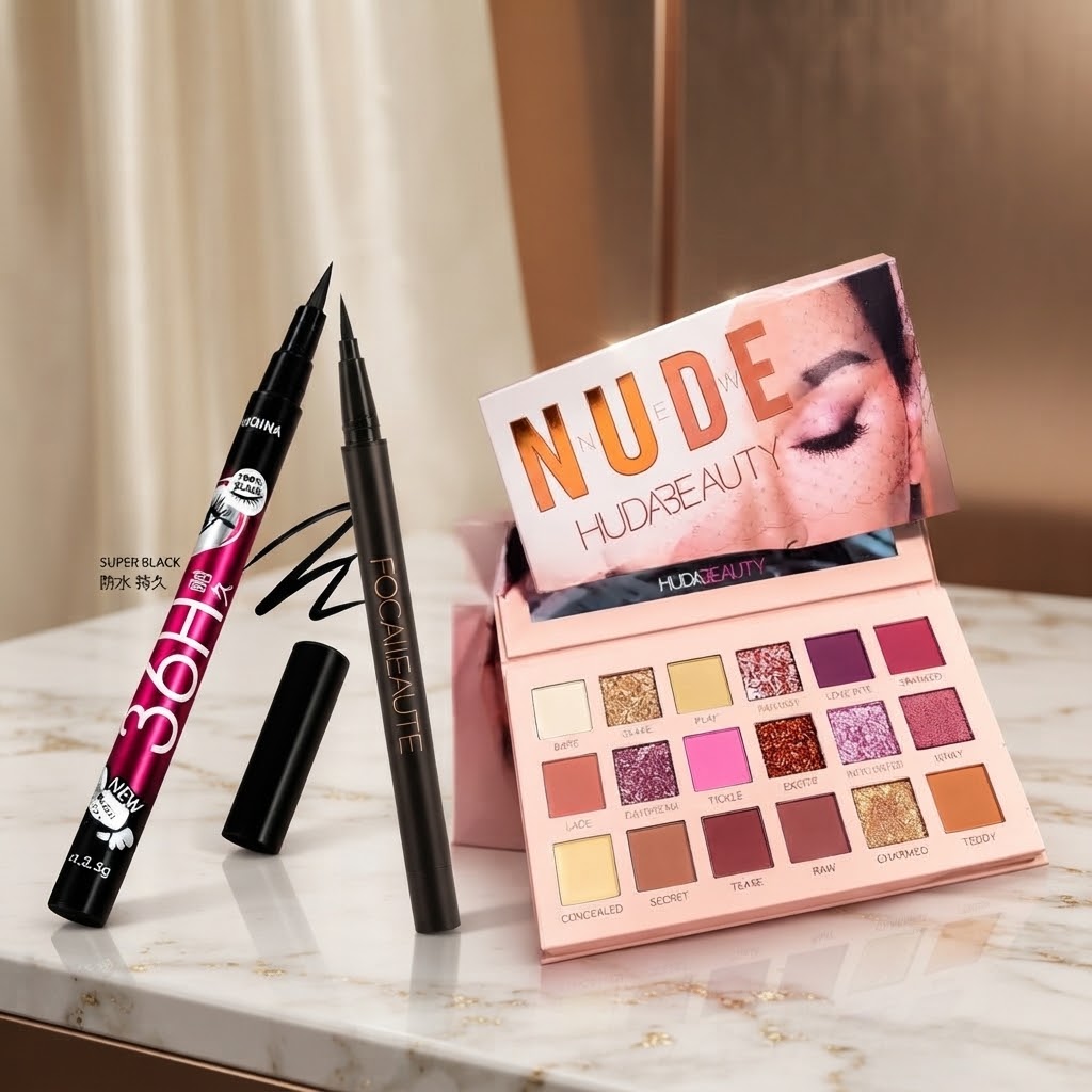 Nude Eyeshadow Palette + 36H Eyeliner Deal thumbnail 2