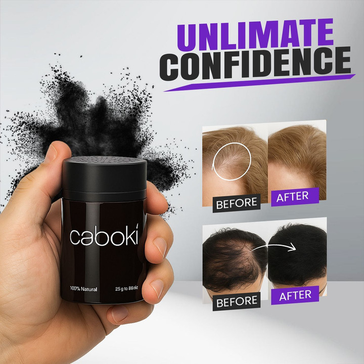 Caboki Hair Fibers – Instant Hair Volumizer & Thickening Fibers for a Fuller, Natural-Looking Hairstyle 25g