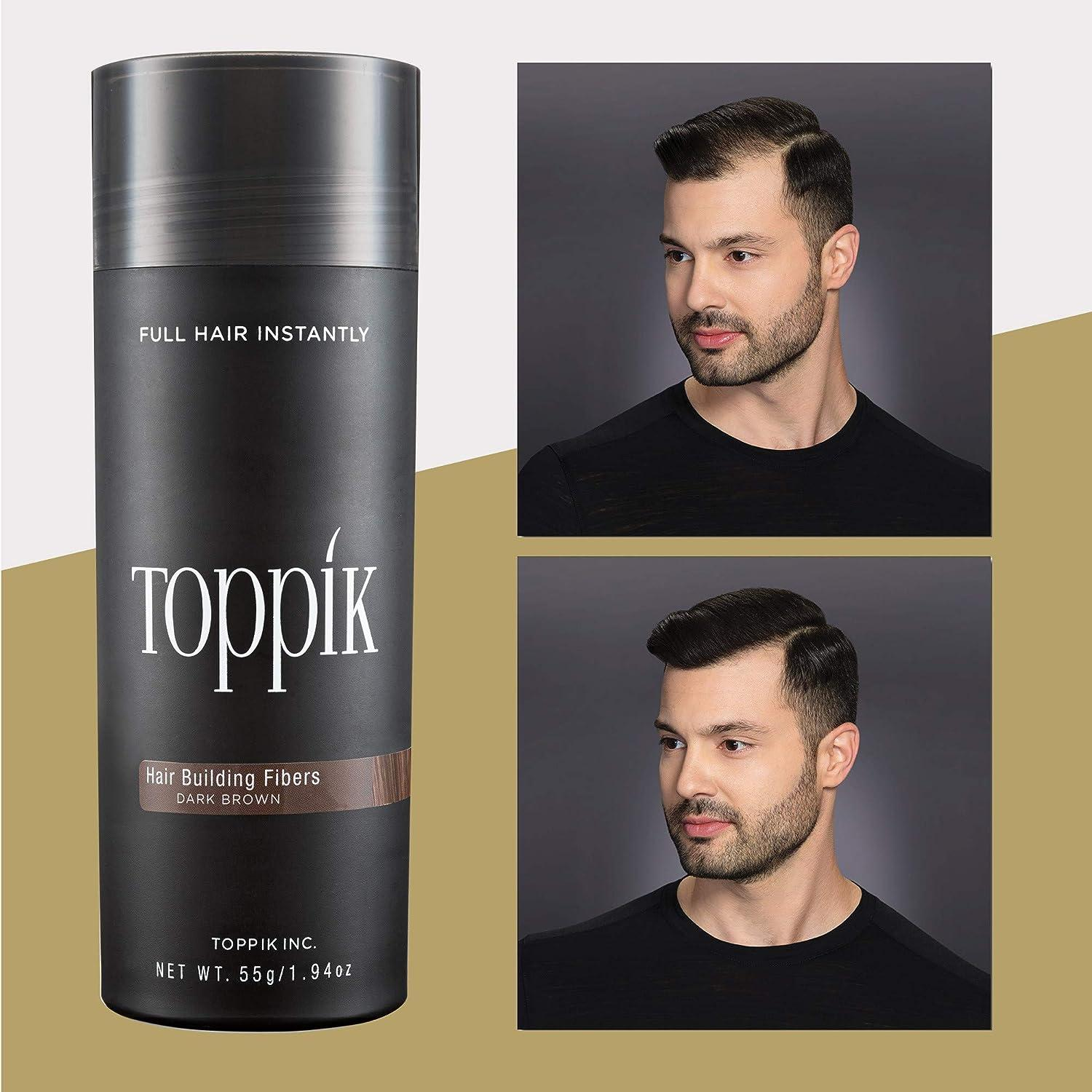 100% Natural Keratin Hair Building Fibers by Toppik – Long-Lasting Thickness for Men & Women - 27Gram thumbnail 2