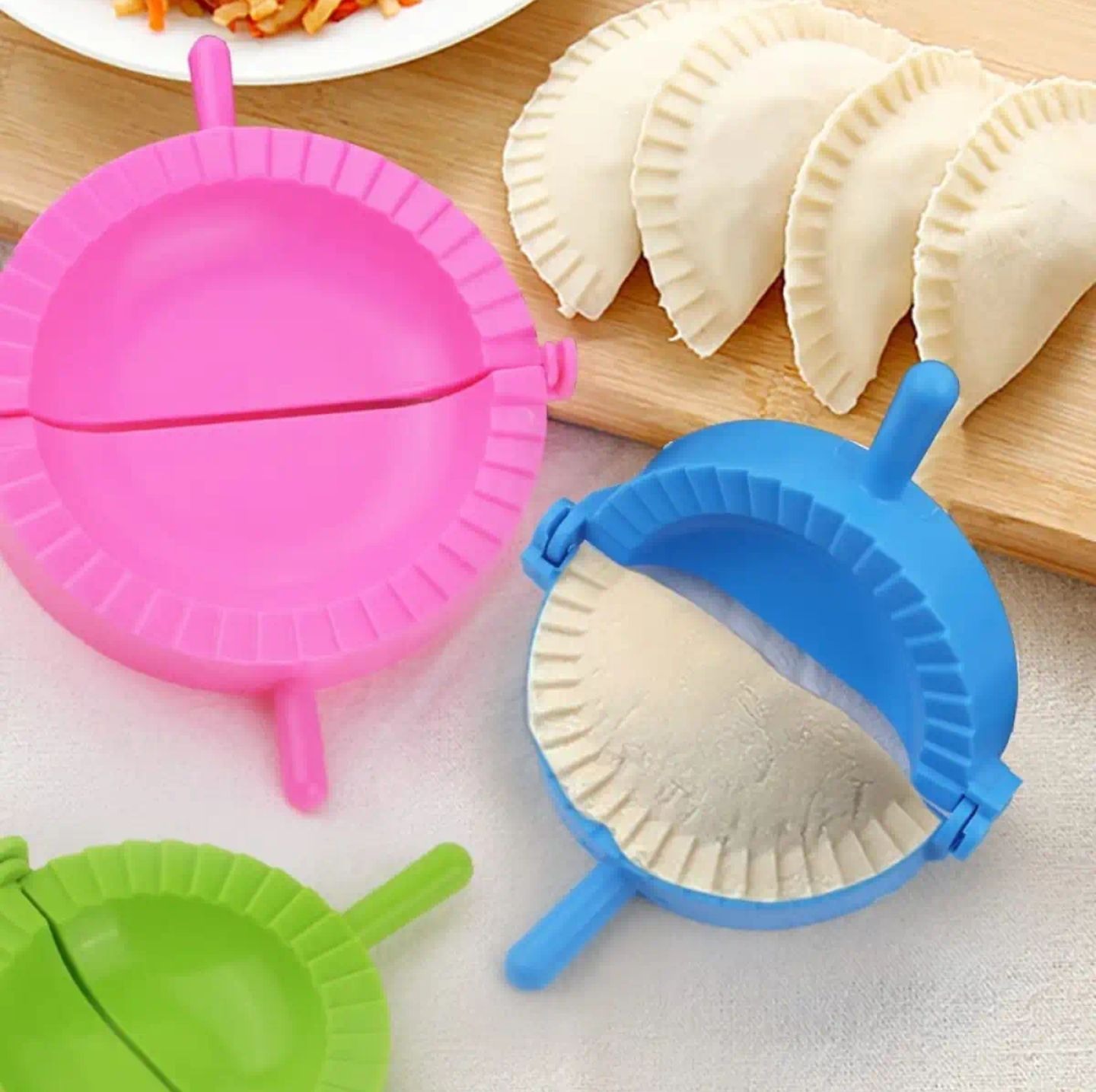 3 Pcs - Dumpling Mould Set - Kitchen Accessory Designed For Food Preparation And Daily Cooking Routine thumbnail 2