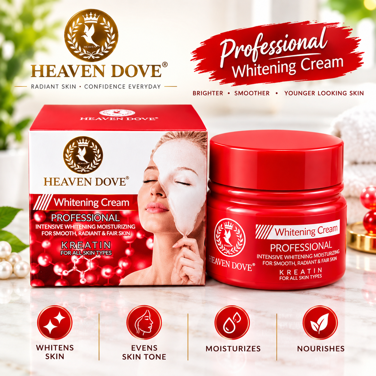 Heaven Dove Professional Whitening Cream
