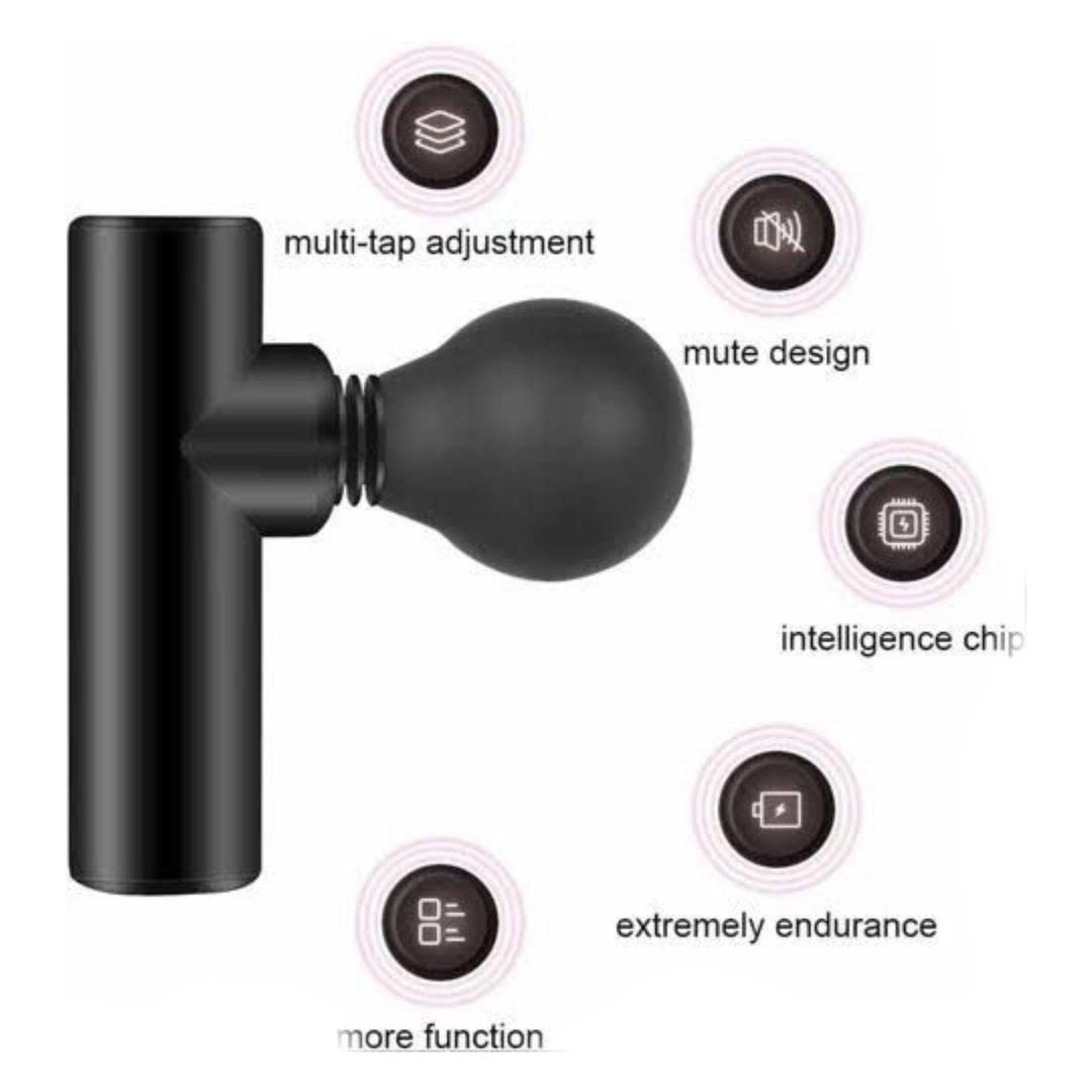 Portable Mini Massage Gun – Deep Muscle Relaxation & Recovery Fascial Gun thumbnail 2
