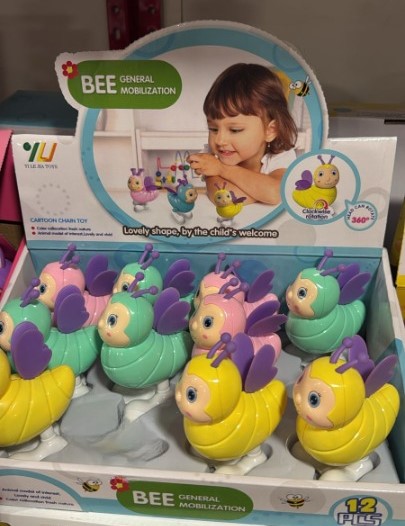 Bee Cartoon Chain Toy - Toy Accessory Designed For Entertainment And Daily Play Routine (Random Color) thumbnail 4