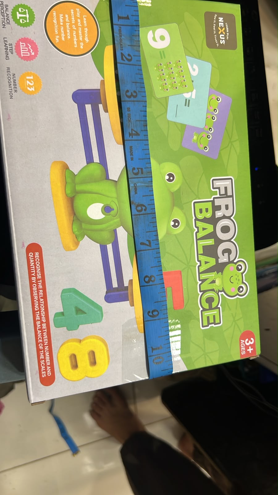 Frog Balance Math Counting Toy – Educational Number Learning & Counting Game for Kids thumbnail 4