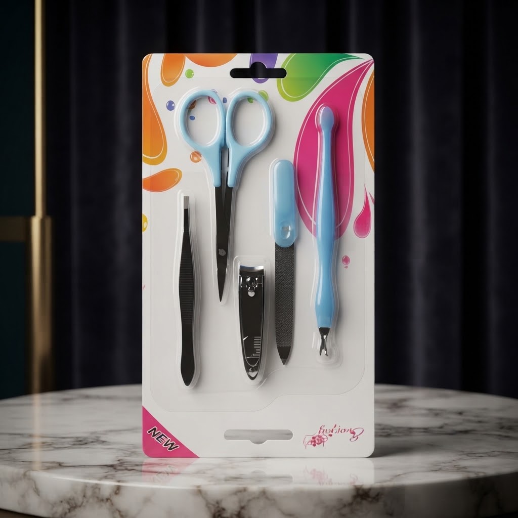 Everjoy Manicure Set 5 Pcs Nail Care Personal Grooming Essential Tools Set thumbnail 2