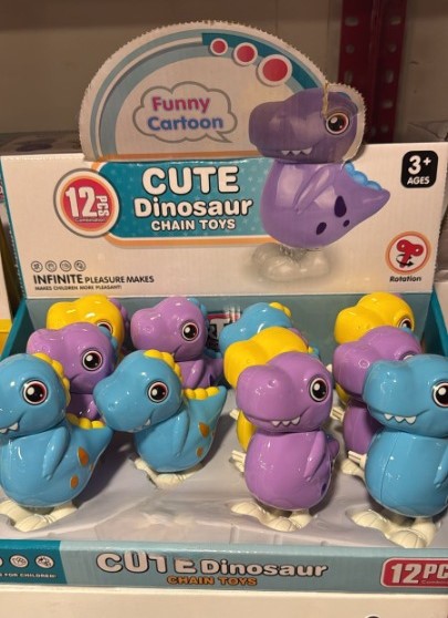 Cute Dinosaur Chain Toys - Toy Accessory Designed For Entertainment And Daily Play Routine (Random Color) thumbnail 3