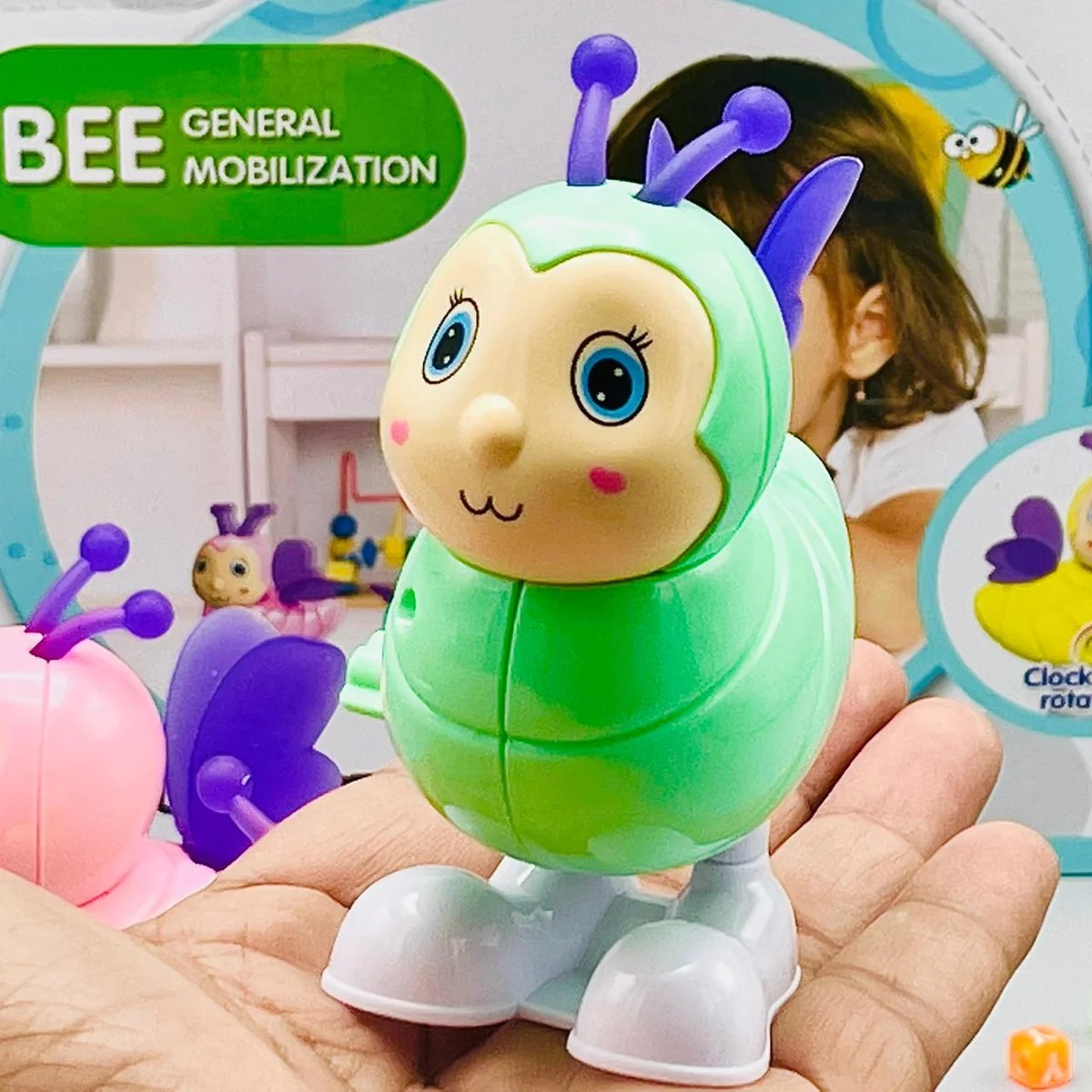 Bee Cartoon Chain Toy - Toy Accessory Designed For Entertainment And Daily Play Routine (Random Color) thumbnail 2
