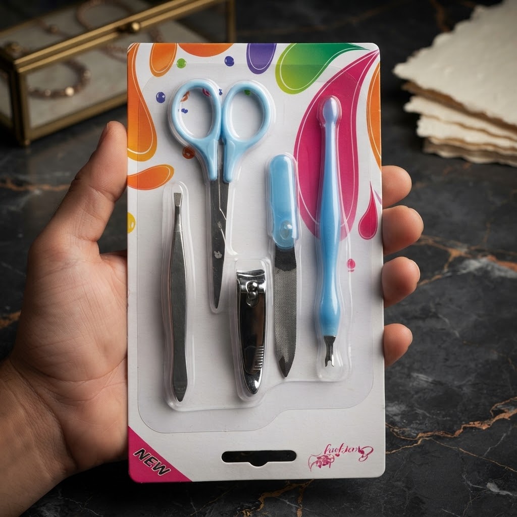 Everjoy Manicure Set 5 Pcs Nail Care Personal Grooming Essential Tools Set thumbnail 3