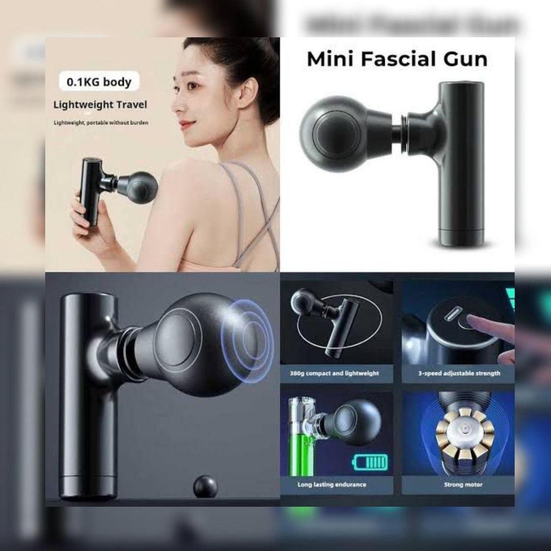 Portable Mini Massage Gun – Deep Muscle Relaxation & Recovery Fascial Gun thumbnail 4