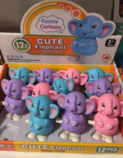 Cute Elephant Chain Toys - Toy Accessory Designed For Entertainment And Daily Play Routine (Random Color) thumbnail 3