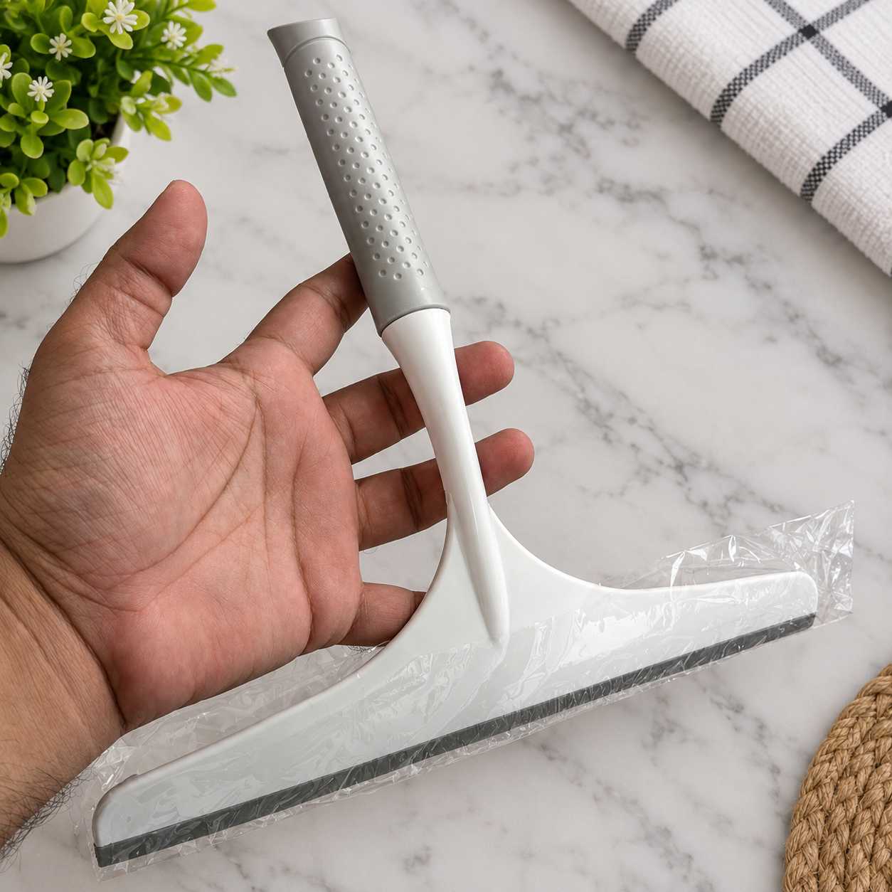 Handheld Window Glass Wiper - Home Accessory Designed For Cleaning And Daily Maintenance Routine (Random Color)