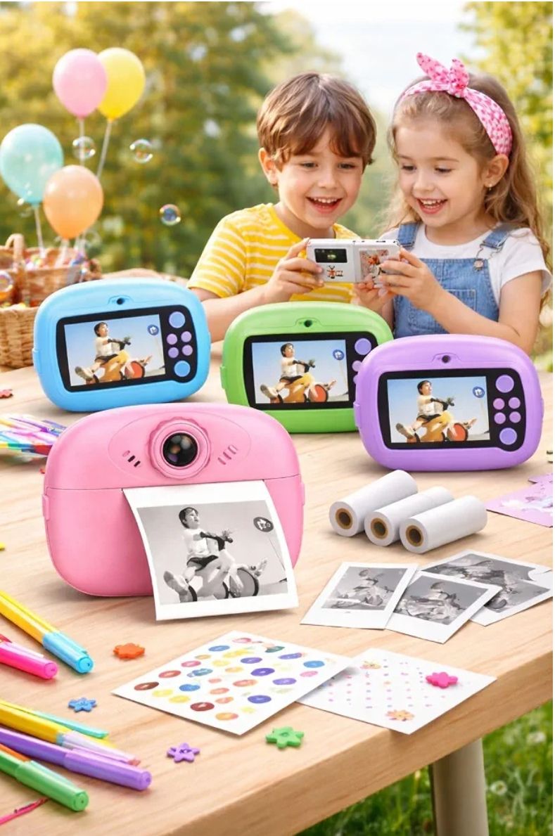 Kids DIY Instant Digital Camera with Photo Printing (Random Color) thumbnail 5