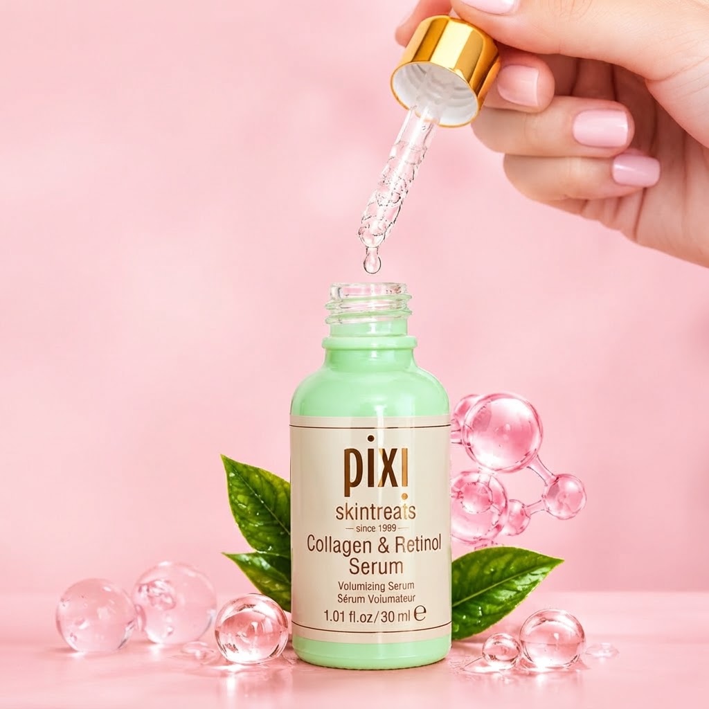 Pixi Collagen And Retinol Serum For Glowing Skin - 30ml thumbnail 4