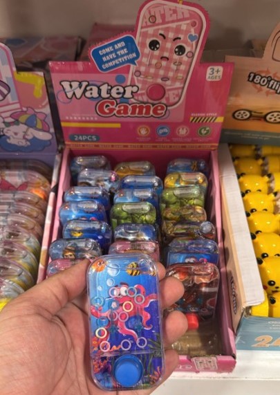 Water Game Single Button Toy - Toy Accessory Designed For Entertainment And Daily Play Routine (Random Design) thumbnail 3