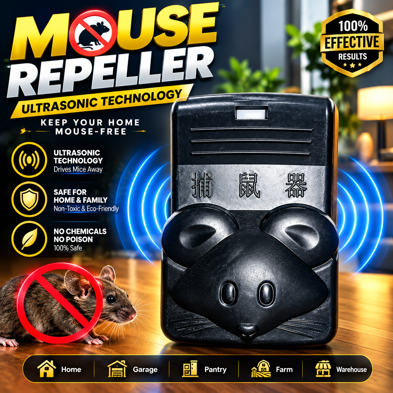 Heavy-Duty Reusable Rat Trap – Quick Snap Mouse & Rat Catcher, High-Sensitivity Trap for Home, Kitchen & Warehouse thumbnail 2