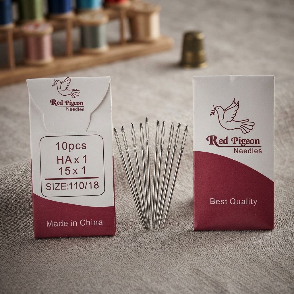 Red Pigeon Sewing Machine Needles - Size 110/18 thumbnail 2
