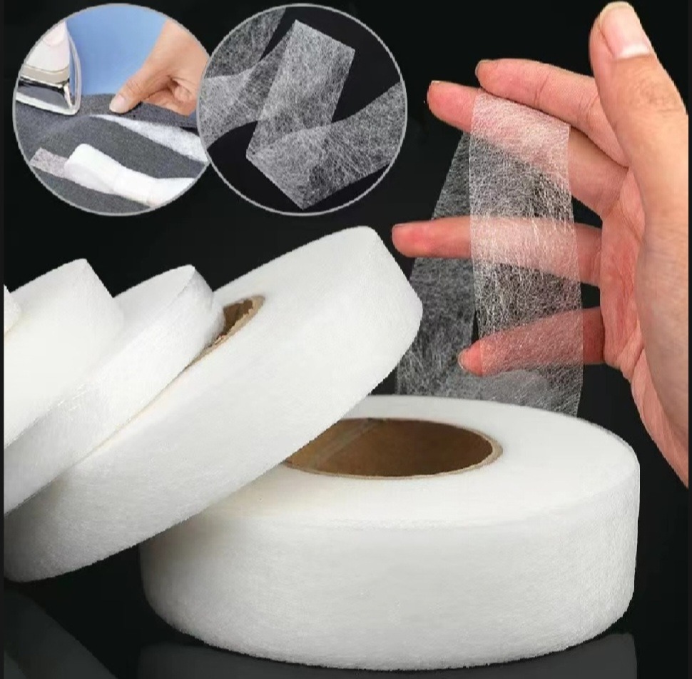 Double-Sided Iron-On Hem Adhesive Tape for Fabric Repair thumbnail 2