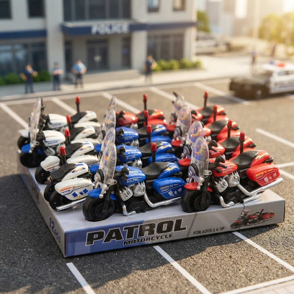 Assorted Toy Patrol And Racing Motorcycles Kids Motorcycle Toy Collection | Random Color thumbnail 3