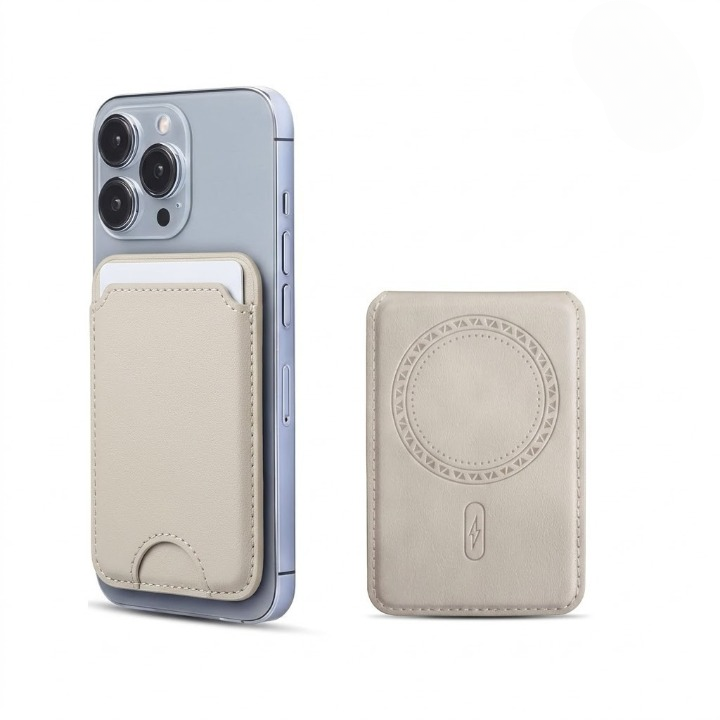 Mobile Magnetic Card Holder Wallet with Box – Slim 3 Card Slots, Transparent ID Slot, Lightweight Phone Wallet thumbnail 4