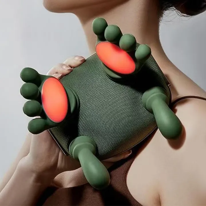 Smart Finger Pressure Neck Massager – Electric Deep Kneading Heated Back & Shoulder Massager | Pain Relief Relaxation Device for Home thumbnail 4