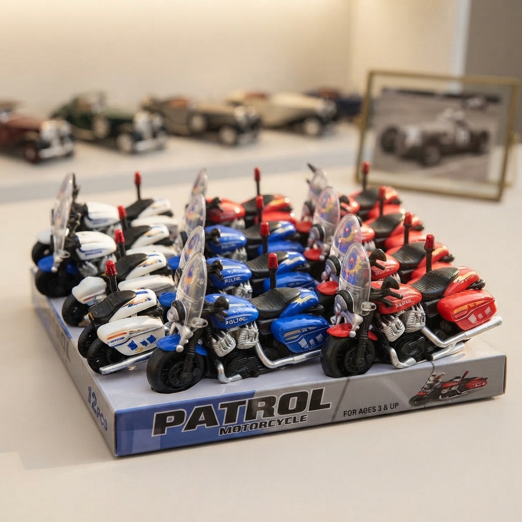 Assorted Toy Patrol And Racing Motorcycles Kids Motorcycle Toy Collection | Random Color thumbnail 2
