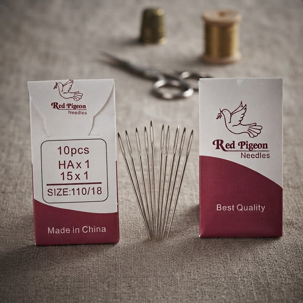 Red Pigeon Sewing Machine Needles - Size 110/18