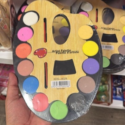 Artist Palette Watercolor Set - Toy Accessory Designed For Entertainment And Daily Play Routine thumbnail 3