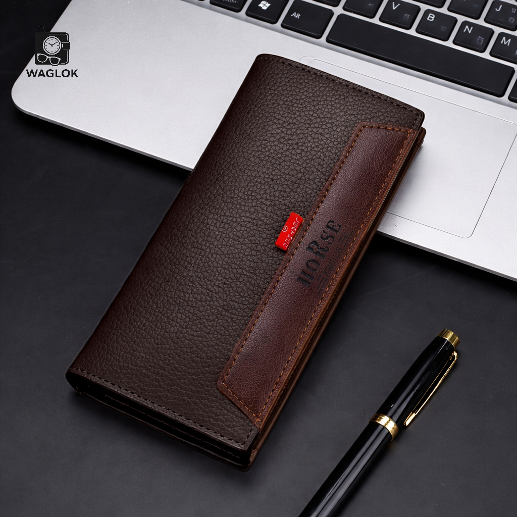 LB-516 – Premium Long Trifold Wallet | Modern Unisex Card Holder