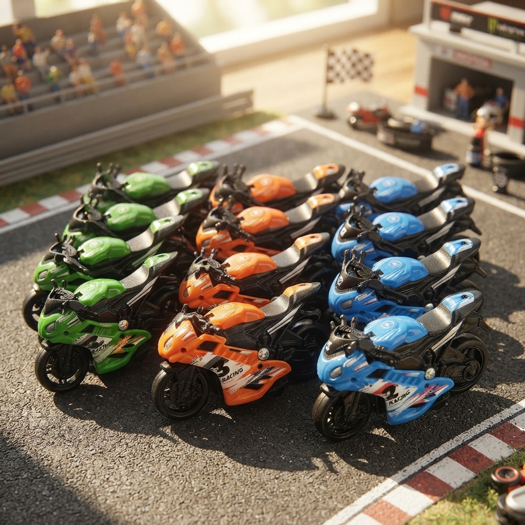 Racing Motorbike Toy High Speed Motorcycle Toy For Kids Fun Play Vehicle(Random Color) thumbnail 2